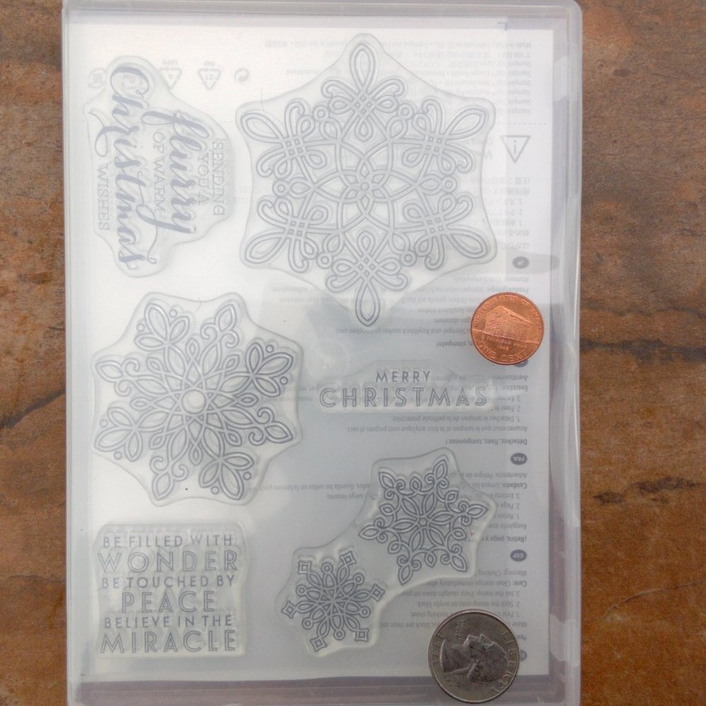 Stampin’ Up! “Flurry of Wishes” Rubber Stamp Set - Picture 3 of 5